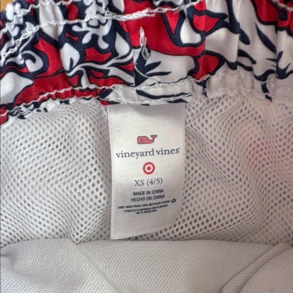 Vineyard Vines Toddler Boys Swim Trunks Shorts Red size 4 5 4/5, XS Target - Picture 3 of 6